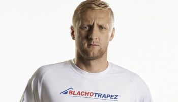 Kamil Glik ambasador firmy Blachotrapez; fot. Blachotrapez