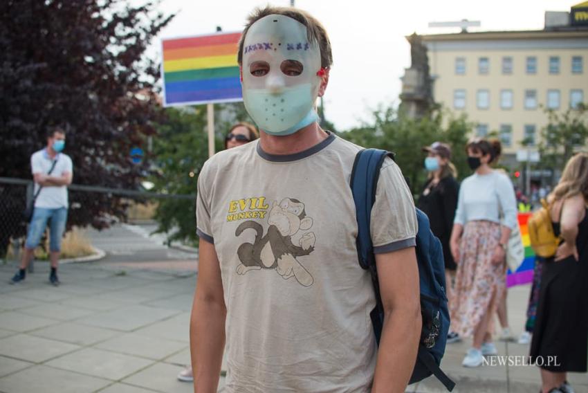 Wszystkich nas nie zamkniecie - manifestacja w Szczecinie