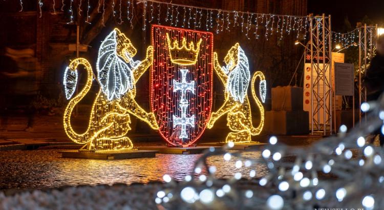 Iluminacje świąteczne w Gdańsku