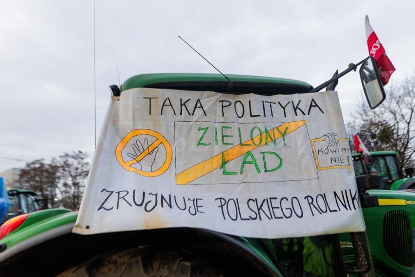 Protest rolników we Wrocławiu