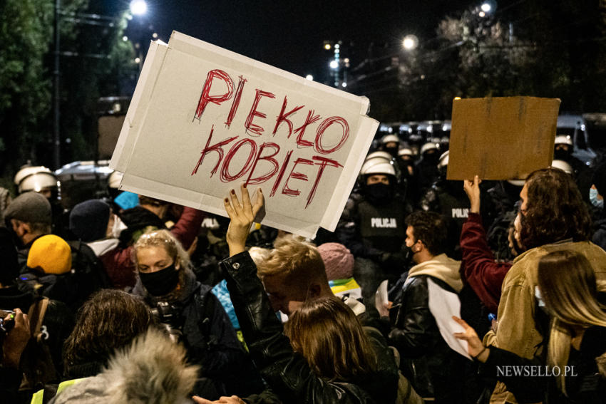 Strajk Kobiet - manifestacja w Warszawie
