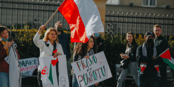 Wolna Palestyna - manifestacja we Wrocławiu