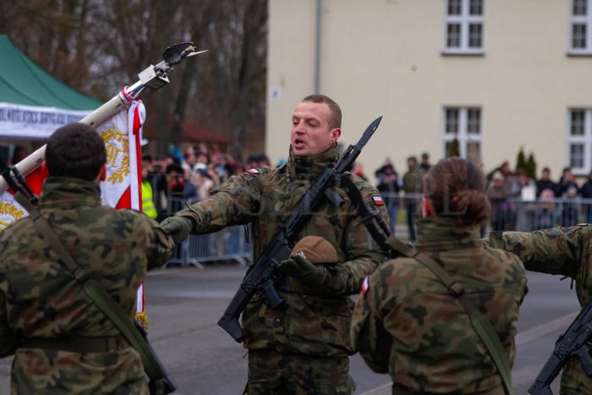 Uroczysta przysięga wojskowa WOT we Wrocławiu
