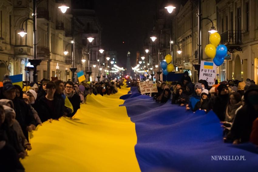 Stop Wojnie - protest w Łodzi