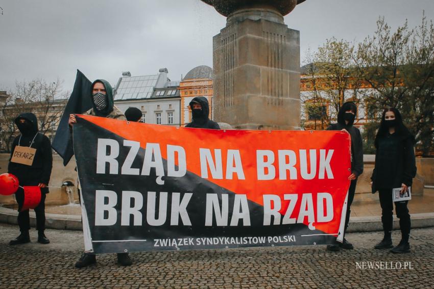Walcz z wirusem kapitalizmu - demonstracja we Wrocławiu