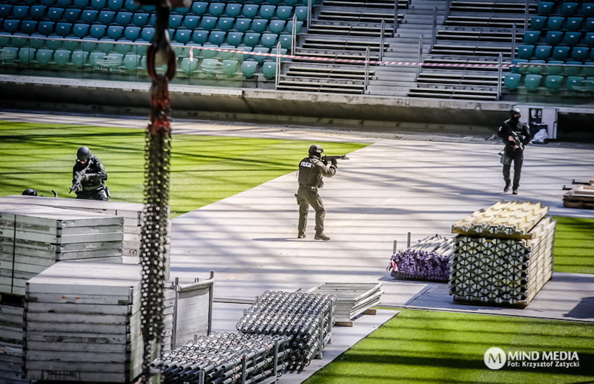 Cwiczenia na stadionie