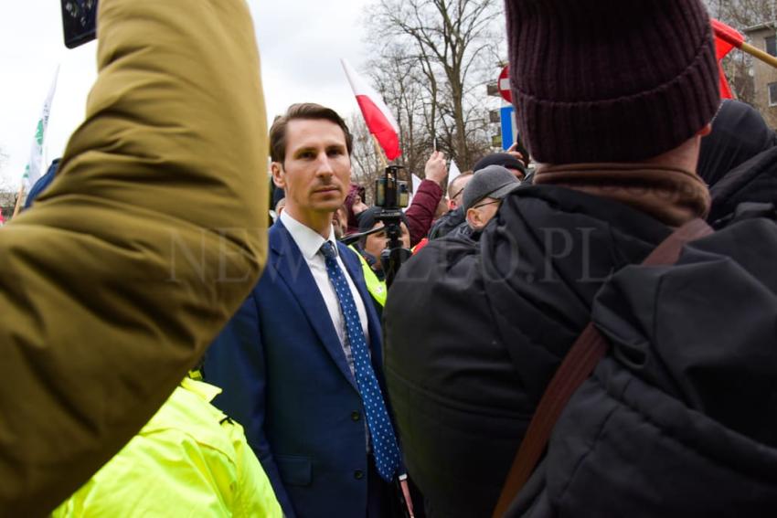 Starcia rolników z policją w Warszawie