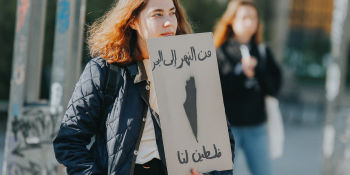 Wolna Palestyna - manifestacja we Wrocławiu