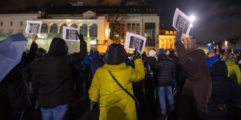 Wolne media - protest we Wrocławiu