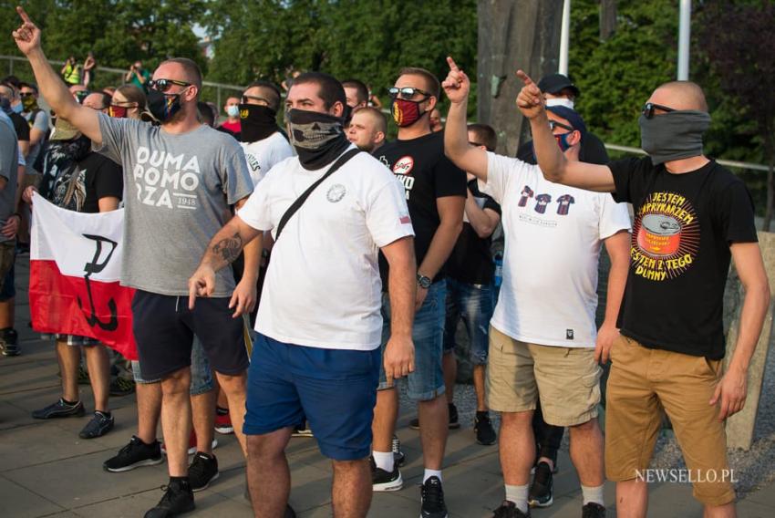 Wszystkich nas nie zamkniecie - manifestacja w Szczecinie