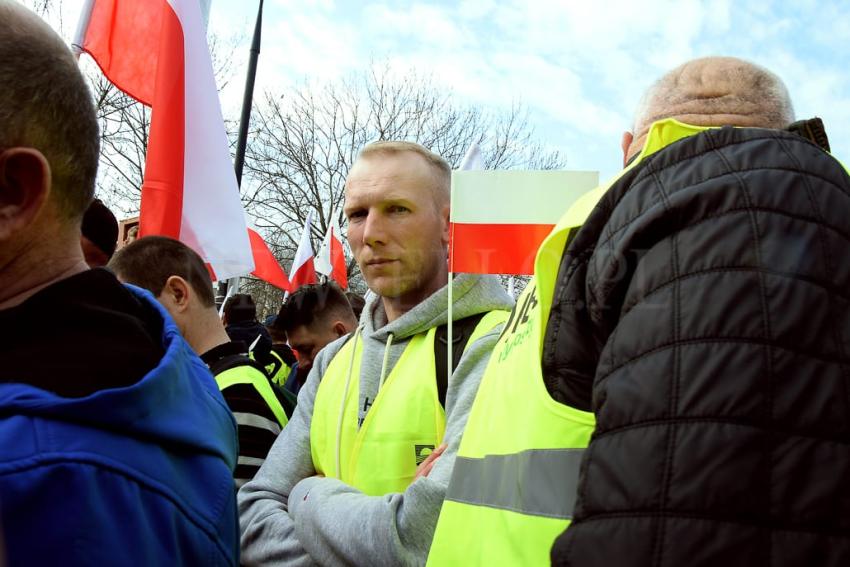 Protest rolników w Warszawie