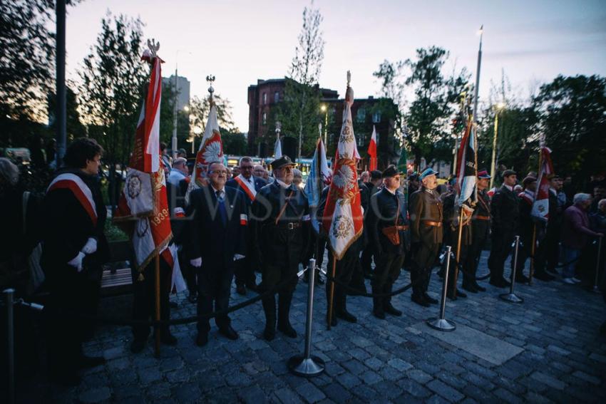 Odsłonięcie pomnika Żołnierzy Wyklętych we Wrocławiu