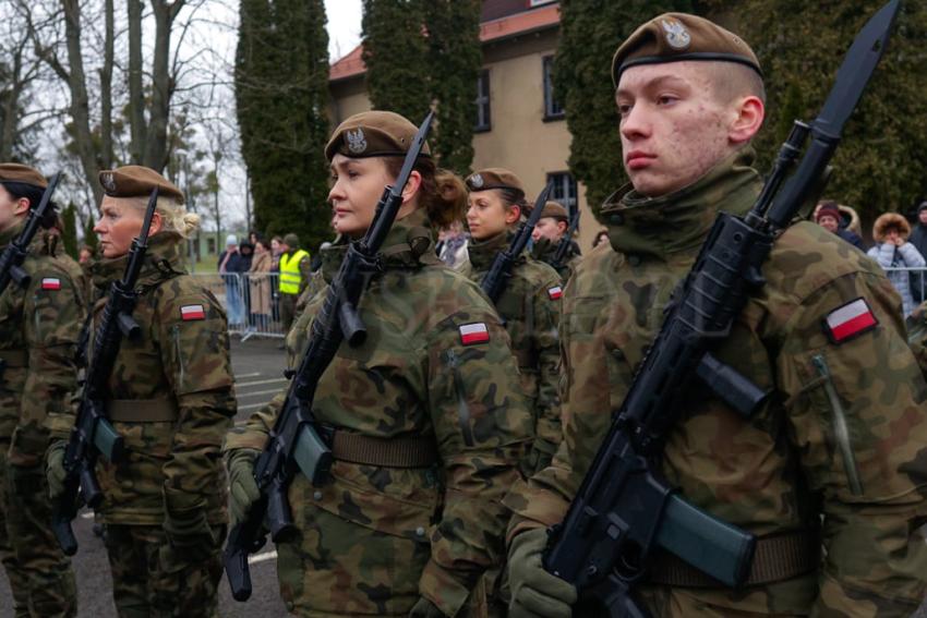 Uroczysta przysięga wojskowa WOT we Wrocławiu