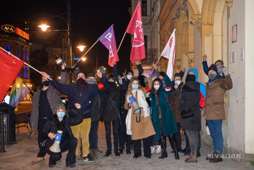 Strajk Kobiet 2021: Czas próby - manifestacja w Łodzi