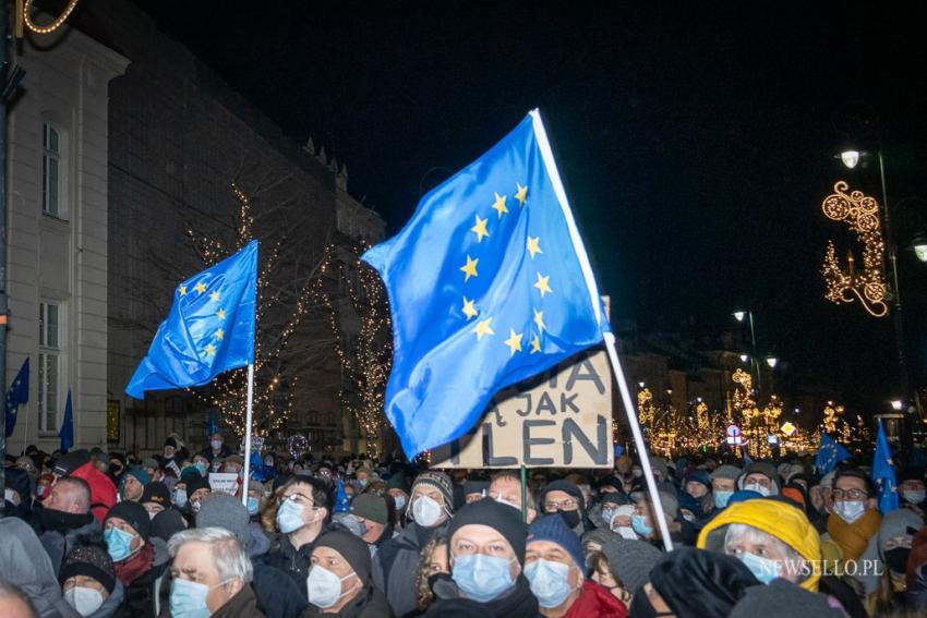Wolne Media - protest w Warszawie