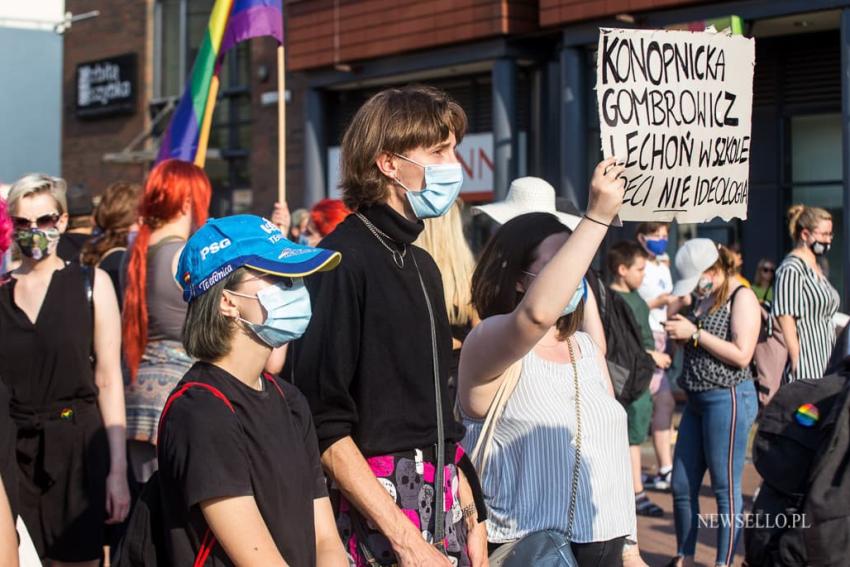 Protest LGBT: Gdańsk solidarny z Margot