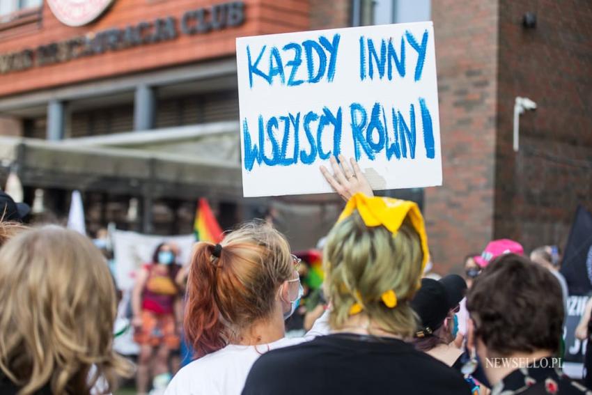 Protest LGBT: Gdańsk solidarny z Margot