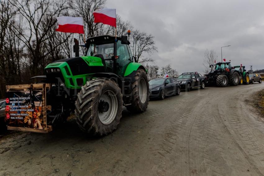 Rolnicy i myśliwi protestują na Dolnym Śląsku