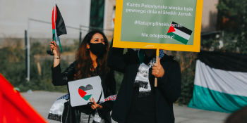 Wolna Palestyna - manifestacja we Wrocławiu